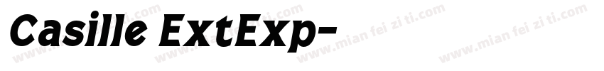 Casille ExtExp字体转换